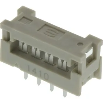 Elektrický konektor Konektor IDC, řada: SEK-18, rozteč: 2.54mm, počet kontaktů: 8, počet řad: 2, orientace těla: Pravý úhel, Samec, IDC,