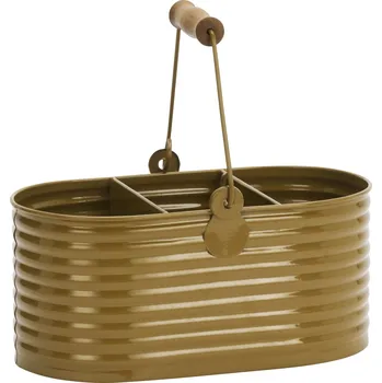 Úložný box MADAM STOLTZ Plechový kyblík Tapenade