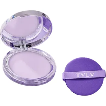 Pudr Lisovaný pudr fialový voděodolný krémový make-up Přírodní složení Dlouhotrvající matující efekt Pro všechny typy pleti