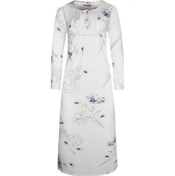 Body Velenka noční košile s dlouhým rukávem 6976 3XL bílá