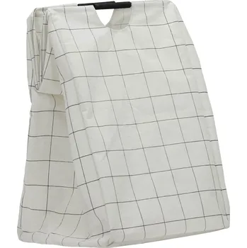Koš na prádlo House Doctor Skládací koš na prádlo Squares White