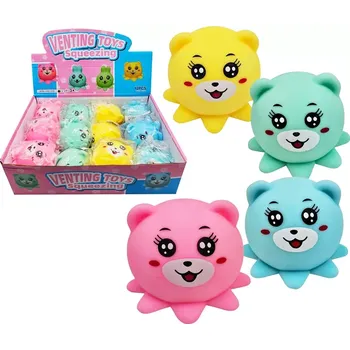 plyšák antistresový medvídek 6 cm