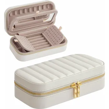 Úložný box Šperkovnice Evelyn, 10,5x20,5x6 cm, bílá