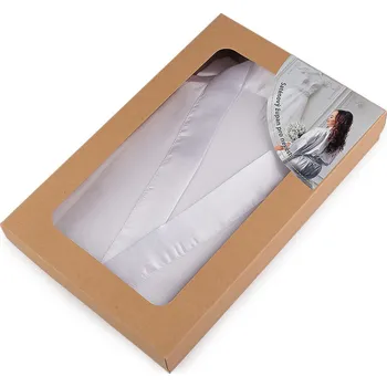 Dámský župan Saténový župan pro nevěsty, střední, bílá