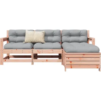 Zahradní lavice zahrada-XL 4dílná zahradní sedací souprava masivní dřevo douglasky 3250802