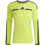 Pánské rozhodcovské triko adidas REFEREE 26 JERSEY SL M Žlutá, Černá