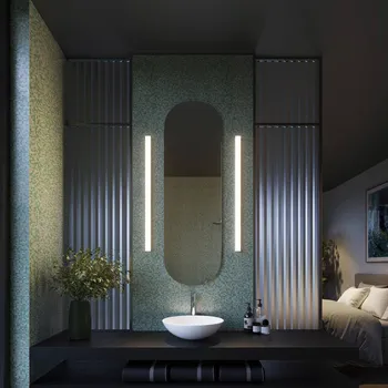 Lampička Wever & Ducré Lighting WEVER & DUCRÉ LED nástěnné světlo Mirba 3.0 černá/bílá 91 cm IP44 černá, bílá LED 11,9 W celkem - Doprava zdarma