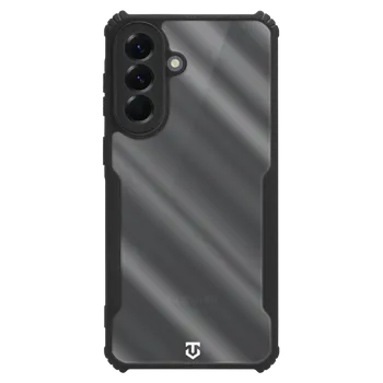 Náhradní kryt pro mobilní telefon Tactical Quantum Stealth kryt pro Samsung Galaxy A57 Clear/Black