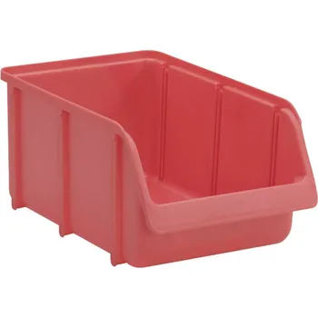 Úložný box Hünersdorff 674100 skladový box , 4, (š x v x h) 207 x 155 x 332 mm, červená, 1 ks