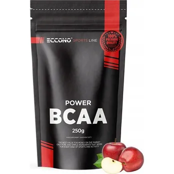 Aminokyselina BCAA Power BCAA prášek Eccono 250 g jablko