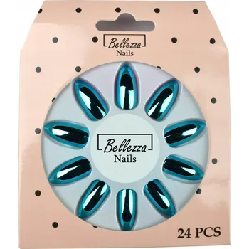 umělá květina UMĚLÉ NEHTY TIPSY ZRCADLOVÉ - 24 ks - ZD6