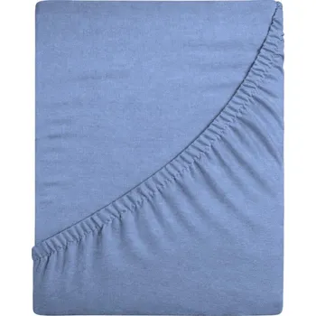 Prostěradlo Prostěradlo Jersey Delux - světle modrá 140x200 s gumou, Polský výrobek