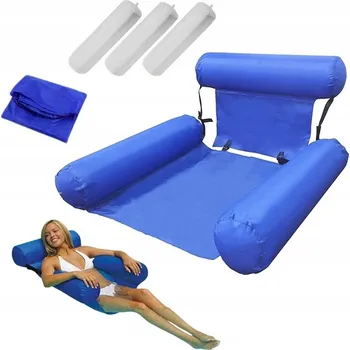 Vodní Křeslo Matrace na Plavání Nafukovací Hojdací Síť Lehátko do Bazénu do Vody