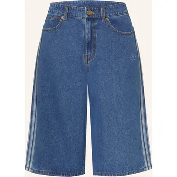 Dámské oblečení Adidas Originals Džínové Bermudy Firebird Jort, medvin