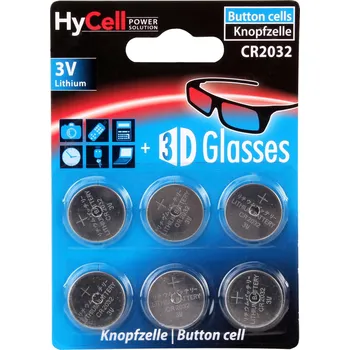 Článková baterie HyCell knoflíkový článek CR 2032 3 V 6 ks 200 mAh lithiová CR2032