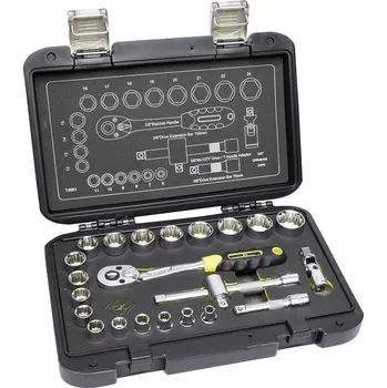 Sada nářadí C.K T4661 sada nástrčných klíčů, metrický, 3/8 , 23dílná, T4661