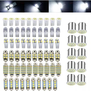 Osvětlení interiéru vozidel 70 EL LED OSVĚTLENÍ INTERIÉRU AUTA 6000K 300LM 12V T10 SMD