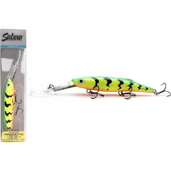 Nástraha WOBLER SALMO Freediver SDR 12cm GREEN TIGER plovoucí pro rybáře 1 Ks