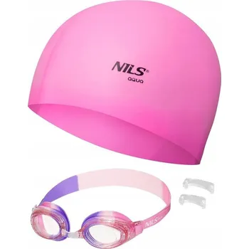 Plavecké brýle pro děti Nils Aqua NQG870AF + NQC PK02