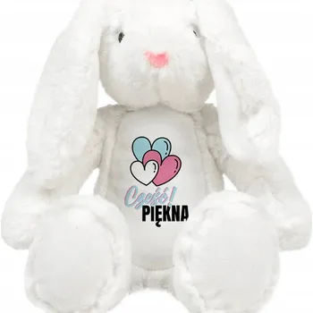 plyšák Plyšový medvídek mazlík Plyšák Králíček AHOJ KRÁSKO Dárek Valentýn Výročí