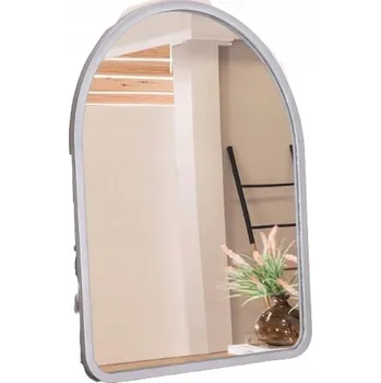 Zrcadlo Lustro Ścienne w Drewnianej Ramie rustikální 50 × 40 cm dekorativní