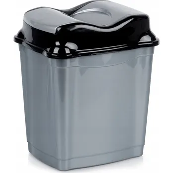 Odpadkový koš Odpadkový koš plastový šedý 16 l