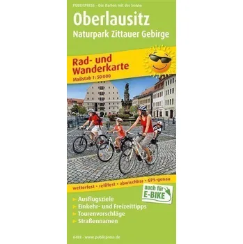 Přírodní park Horní Lužice Žitavské hory 1:50 000 / cyklistická a turistická mapa