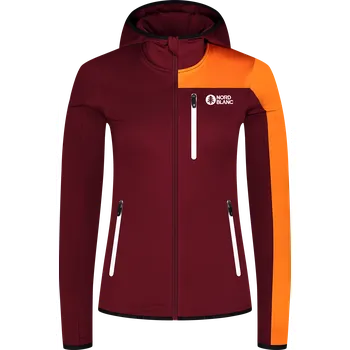 Dámská mikina Dámská powerfleecová mikina NORDBLANC RIVA NBWFL8292 VÍNOVÁ 38