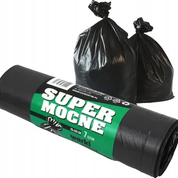 Pytle na odpadky PYTLE NA ODPADKY 120L ČERNÉ EXTRA SILNÉ 7ks