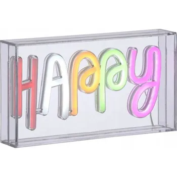 Lampička Stolní lampa Just light NEON bílá 6,5 W