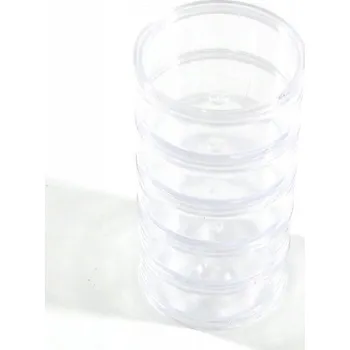 Sklenice Nádoby Skleničky pro skladování ozdob a bižuterie 5x50ml AK-92