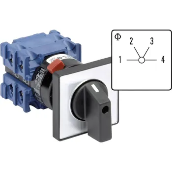 Kraus a Naimer CH10.A231.FT2 krokový spínač 20 A 3 x 60 ° šedá, černá 1 ks