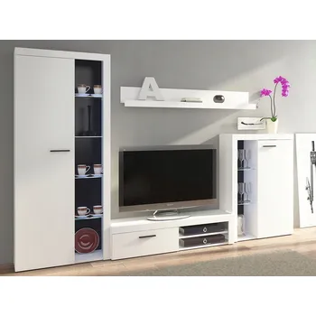 Obývací stěna Nábytek do obývacího pokoje MOB bílý