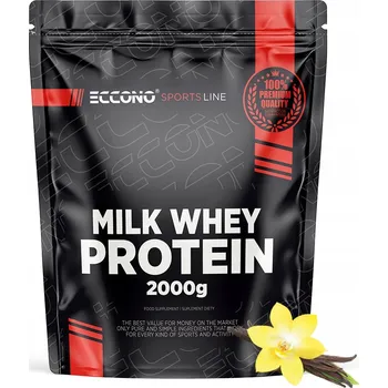 Protein ECCONO MILK WHEY PROTEIN 2KG PROTEIN NA NOC KAZEIN WPC GLYCIN GLUTAMIN Wa