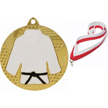 Medaile míč judo, karate, stuha dárek 50 mm super cena
