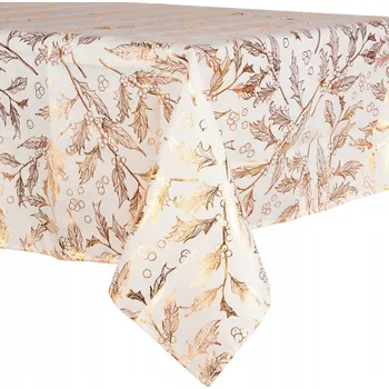 ubrus VÁNOČNÍ UBRUS ODPUZUJÍCÍ SKVRNY NA STŮL OBDÉLNÍKOVÝ ŠTOLA VÁNOČNÍ