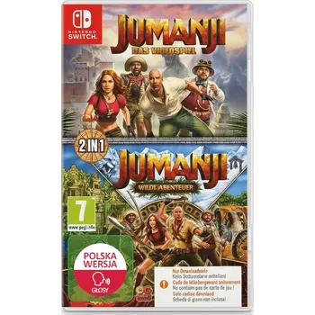 Hra pro Nintendo Jumanji 1+2 Kompilace Nintendo Switch PL Kooperace Balíček 2 Her Pro Rodinu