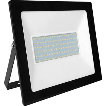 ACA Lighting LED venkovní reflektor Q 100W/230V/6000K/9000Lm/110°/IP66, černý