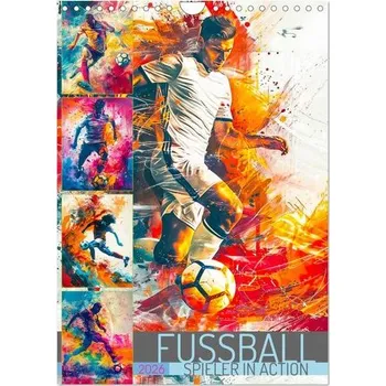Fussball - Spieler in Action (Wandkalender 2026 DIN A4 hoch), CALVENDO Monatskalender - Meutzner, Dirk