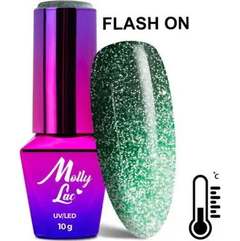 Lak na nehty Gél lak Molly Lac Thermo Flashing Lights Rumour 695 10 g