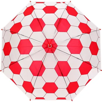 Deštník Dětský vystřelovací deštník fotbal, barva 1 červená