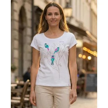 Dámské tričko Dámské triko ALTISPORT CARRYOVER ALW182122 BÍLÁ XXXL