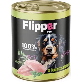 Krmivo pro psa Flipper Paštika Vlhké krmivo pro psy s kuřecím masem 800 g