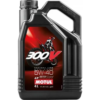 Motorový olej MOTUL MOTOROVÝ OLEJ 300V 4T FACTORY LINE ROAD RACING 5W40 4L SYNTETICKÝ