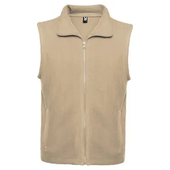 Pánská vesta Fleecová vesta Bellagio, písková, Velikost XL