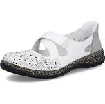 Dámská kožená obuv Rieker 46352-80 bílá bílá 40