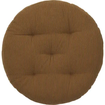 Podsedák MADAM STOLTZ Kulatý sedák na židli Sugar almond / Black Ø 45 cm