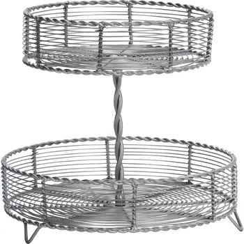 MADAM STOLTZ Drátěný etažér Steel