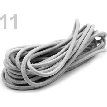 Kulatá pruženka Ø3 mm svazek 3m, barva 24 (10) šedá světlá