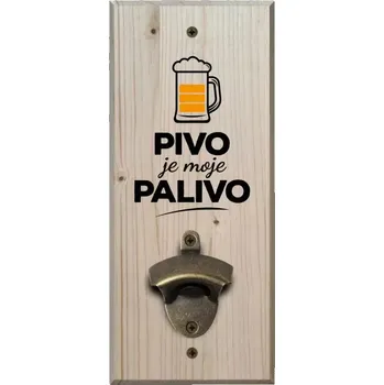 Otvírák Nástěnný otvírák Pivo je moje palivo